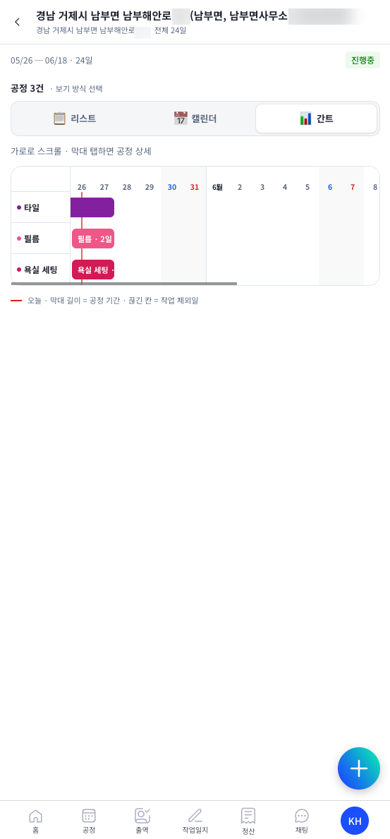 간트 보기